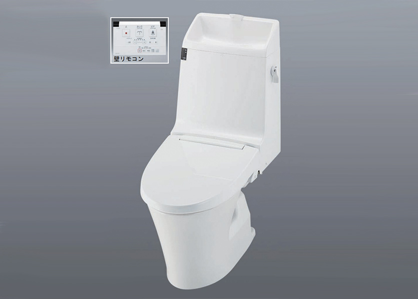 お掃除しやすい素材と機能にこだわったトイレ<br />
<br />
シャープなフォルムとフチレス形状で奥も手前も便器のフチを丸ごとサッとひと拭き、お掃除ラクラクです。<br />
強力な水流が便器鉢内のすみずみまで回り、少ない水でもしっかり汚れを洗い流します。