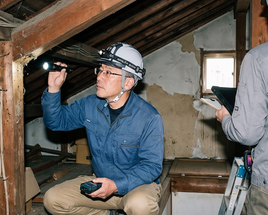 【小屋裏調査】雨漏りや耐震不足を見逃さない！小屋裏に潜む6つの危険と点検の重要性